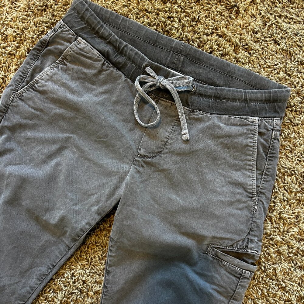 James Perse Cotton Utility Pants Washed Gray Sz 1 Women’s Small Style WGD1402 - Picture 3 of 6